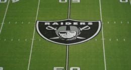 Raiders logo, NFL, Allegiant Stadium