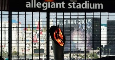 Al Davis torch, Allegiant Stadium, Raiders