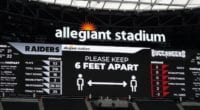 Allegiant Stadium video board, NFL protocols