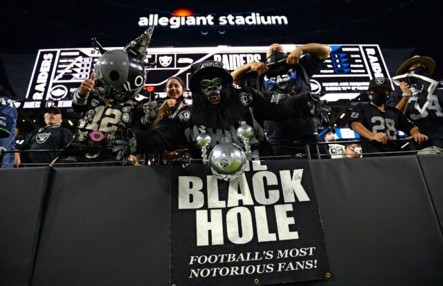 Raiders, Black Hole, Allegiant Stadium