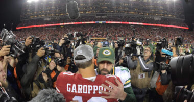 Aaron Rodgers, Jimmy Garoppolo, 49ers, Packers